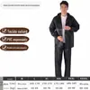 Conjunto de Capa de Chuva e Calça de Chuva, Roupa de Chuva Tipo Dividido para Motociclistas, Nível de Chuva Forte, Capa de Chuva Refletiva para Entregadores