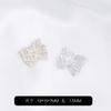 Preservação de cor 14K Conjunto de ouro Zircon Camada dupla Contas de borboleta Pulseira de cristal DIY feita à mão Contas através de furos Acessórios de joias
