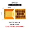 Luz Reflectante de Aluminio Fundido para Tachas Viales Marcador Vial Elevado Solar Tacha Vial de Plástico Marcador de Contorno de Acero Total de Una y Doble Cara