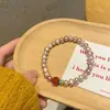 Nuevo Estilo Chino ~ Pulsera con un Toque de Lujo Ligero y Gama Alta, Exquisita y de Nicho para Mujer, de Alto Valor, Simple, Versátil, Suave y de Estilo Fragante
