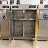 Gabinete de Desinfecção Comercial com Circulação de Ar Quente de Alta Temperatura Gabinete de Desinfecção de Aço Inoxidável Armário de Desinfecção por Infravermelho Distante para Cantinas e Restaurantes