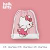 Bolsa con Cordón Familia Gato Dibujo Animado Bolsa Pequeña de Tela Bolsa para Guardar Artículos Varios para Estudiantes Bolsa de Cosméticos Bolsa de Aseo Portátil
