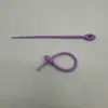 Cable de audífono de cinta de silicona de color de 12 cm, cable de datos, almacenamiento y organización, enrollador, cuerda de sujeción autoblocante, cordón