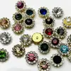 Flor de Doble Capa Pedrería Girasol Flor de Ciruelo Diamante Plato de Flor Pedrería Cosida a Mano Venta al por Mayor DIY Accesorios para el Cabello Accesorios para Ropa