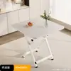 Mesa de comedor plegable, mesa de puesto portátil, mesa y silla plegables pequeñas simples, mesa cuadrada para dormitorio, mesa pequeña para uso doméstico, mesa de comedor
