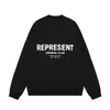 Moletom com Capuz Solto Estampado com Letras para Casal High Street Outono para Homens e Mulheres