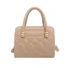 Tendencia transfronteriza estilo coreano bolso pequeño cuadrado para mujer bolso 2026 Otoño nuevo bolso de hombro único con relieve a cuadros bolso cruzado para el trabajo
