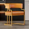 Silla de Maquillaje, Recepción de Salón de Belleza, Sillón Individual, Silla para Salón de Uñas, Silla de Comedor de Lujo Ligero para Mahjong, Otro Metal