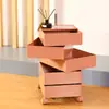 Processamento Armário Rotativo 360 Personalizado Mesa de Cabeceira Móvel Armazenamento Gaveta Simples Armário de Armazenamento de Cosméticos Personalizado