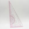 Régua de desenho multifuncional em escala triangular direta da fábrica, régua de impressão multifuncional para fabricação de placas de roupas