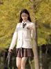 Fábrica en nombre de posventa uniforme jk otoño e invierno traje jk traje abrigo femenino traje jk escuela para traje jk