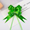 Lazo de embalaje para regalo de Navidad pequeño y mediano de fábrica de correos 18 flor de mano con borde dorado cinta impresa 1.6*33cm