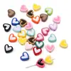 Pintura en Aerosol Acrílica Aceite Goteante Cuentas de Corazón Hechas a Mano con Cuentas Pulsera Hecha a Mano DIY Collar Accesorios de Joyería Materiales