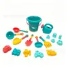 Juguetes de playa transfronterizos para niños, herramientas para jugar en la arena, cubo de playa, reloj de arena, juegos de agua en la orilla del mar, juego de herramientas para cavar en la arena