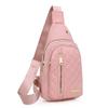 Bolso Nuevo para Mujer Moda Casual Bolso de Pecho Bordado Multicapa Estilo Coreano Hombro Único Cruzado Mochila Simple de Pecho para Mujer Versátil