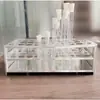 Tubo de ensayo de vidrio de alta calidad con tapón con tapón de goma tapón de silicona tapón de tubo de ensayo 15*150 y 20*200 para experimento químico