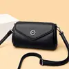 Bolsa Pequena Transversal Feminina Modelo Novo 2026, Estilo Transfronteiriço Moderno, Bolsa de Ombro Versátil para Moda Casual para Mães de Meia-Idade e Idosas