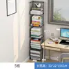 Armario de Almacenamiento Debajo de las Escaleras, Estantería con Puertas, a Prueba de Polvo, Armario de Almacenamiento de Hierro en Rejilla Combinable Libremente, Estantería Simple