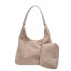Bolso de Pan de Gamuza Suave Vintage para Mujer 2024 Nuevo Otoño e Invierno Popular Bolso de Hombro Explosivo Tipo Cubo de Gran Capacidad
