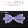 Envío Gratis Estilo Coreano Negocios Doble Capa Boda de Hombres Novio Lazos para Hombres y Mujeres Padrinos de Boda Británicos Boda Color Puro Tendencia