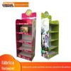 Factory Design display gaveta de cinco camadas prateleira de piso de papel ondulado prateleira de exibição multi-camada prateleira vertical forte rolamento de carga