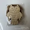 Adorno de Oso de Madera Navideño sin Terminar Manualidad DIY Regalo para Decoración de Fiesta Navideña en Casa