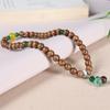 Pulsera Qinan Aquilarius diy Accesorios Dosel de Loto Estilo Retro Huali Wen Jugar Cuentas de Rosario Pulsera de Madera con Aroma a Leche para Hombres y Mujeres Joyería