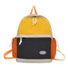 Mochila Esportiva para Mulheres 2026 Novo Estilo Bonita, Versátil, Mochila Escolar Estilo Faculdade, Mochila de Viagem de Grande Capacidade com Cor Contrastante