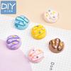 Accesorios de Bola de Helado Estrella Arcoíris Material para Funda de Teléfono Móvil DIY Paquete de Material de Pegamento de Crema Set Casero Decoraciones