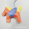 Colgante para Bolso de Pequeño Pegaso Estilo Tiktok, Colgante de Cuero Personalizado, Llavero de Moda, Accesorio de Moda Unisex