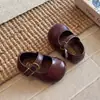 Sapatos de Couro de Princesa para Meninas Modelo Primavera e Outono 2026 Solado Macio Antiderrapante Sapatos para Caminhada de Criança Bebê Confortáveis Estilo Coreano Sapatos Pequenos de Couro