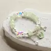 Pulseira Explosão de Cristal de Proteína Original para Mulheres, Varinha Mágica Colorida Estilo Ins, Pulseira Versátil Super Fada para Estudantes e Melhores Amigas