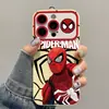Estojo de Celular Marvel Homem-Aranha para Apple 15promax iPhone14 Cobertura Total 13 Silicone 12 Marca Tendência 11