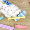 Juego de 12 Piezas de Clips Selladores de Alimentos, Bolsas de Plástico de Colores Caramelo, Bolsas para Snacks de Té, Clips Selladores para Leche en Polvo, Resistentes a la Humedad
