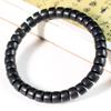 Pulsera de ébano al por mayor de fábrica cuentas de píldora para hombres y mujeres pulsera para enamorados joyería texto juego cuentas de sándalo con hilo suministro en vivo