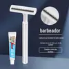 Barbeador Descartável com Pasta para Quarto de Hotel Barbeador Banho Hotel Viagem Kit de Higiene Pessoal Disponível em Estoque