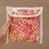 Diadema Infantil No Lastima el Cabello, Accesorios para el Cabello de Anillo de Toalla, Goma para el Cabello de Niñas, Cuerda Elástica Alta para el Cabello, Diadema para el Cabello de Niña Pequeña