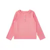 Camiseta Wulibu Yi para meninas 2026 outono fofa base estilosa manga longa para meninas suporta OEM e amostras