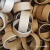 Tubos de Papel e Cilindros de Papel DIY para Pulseiras Criativas de Jardim de Infância, Círculos de Papel Kraft, Materiais para Presentes Artesanais, Reciclagem Simples de Resíduos