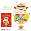 Ciudad cultural y creativa de Wuyuan, Jiangxi, souvenir turístico de madera y metal, Isla de la Luna Wuyi, imán para refrigerador de flor de colza Lingwan