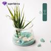 Mxmade europeu criativo vidro transparente paisagem vaso moda acessórios para casa