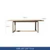 Mesa y Sillas de Comedor de Madera Maciza para Patio Exterior, Juego Impermeable y a Prueba de Sol para Exteriores de Villa, Una Mesa y Cuatro Sillas, Juego de Mesa y Sillas de Teca para Hotel y Casa de Huéspedes