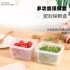 Caja Fresca de Cebolla Verde de Doble Capa con Drenaje, Nueva de Fábrica, Caja de Almacenamiento para Refrigerador, Cesta de Drenaje para Frutas y Verduras de Cocina para el Hogar