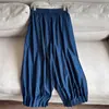 2026 Tela de Algodón que Cambia de Color Nuevo Estilo Chino Pantalones Linterna Pantalones Globo Pantalones de Abuela Pantalones Cortos para Mujer Venta al por Mayor H12EK66060