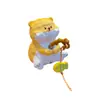 Brinquedo de Pelúcia de Gatinho Pesca Tendência Fofo Ornamento para Alívio de Estresse Gatinho Desenho Animado Presente de Feriado Presente Pequeno Criativo