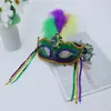 Máscara de Meio Rosto Carnaval Mardi Gras Festa Máscara para Olhos Transfronteiriça Brasil Nova Orleans Joias Acessórios Roupas