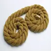 Direto da fábrica 8mm cor três-fio corda de algodão artesanato tecido torção corda decoração interior corda artesanal em estoque