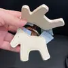 Colgante Magnético Original de Cuero Sencillo de Pony Llavero Lindo para Bolso Accesorio Pequeño Regalo Venta al por Mayor