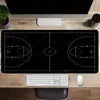 Alfombrilla de ratón para juegos de eSports de cancha de baloncesto deportiva, alfombrilla grande de escritorio para teclado de computadora, gruesa y resistente a las manchas, de alta gama