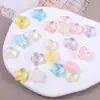 Verano Hielo Transparente Cielo Estrellado Cambia de Color Brillo Estrella de Cinco Puntas Resina Pasador de Pelo Pendientes Tocado Parche Joyería DIY Accesorios